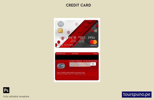 lista para imprimir plantilla mastercard del Banco Central de Liberia